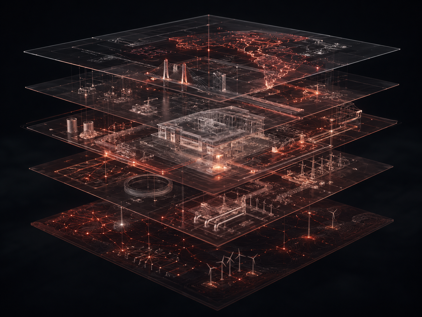 Capas digitales de infraestructura